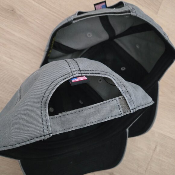 2x BN Daniel Defense Unstructured Baseball Hats; Gray - Picture 4 of 8